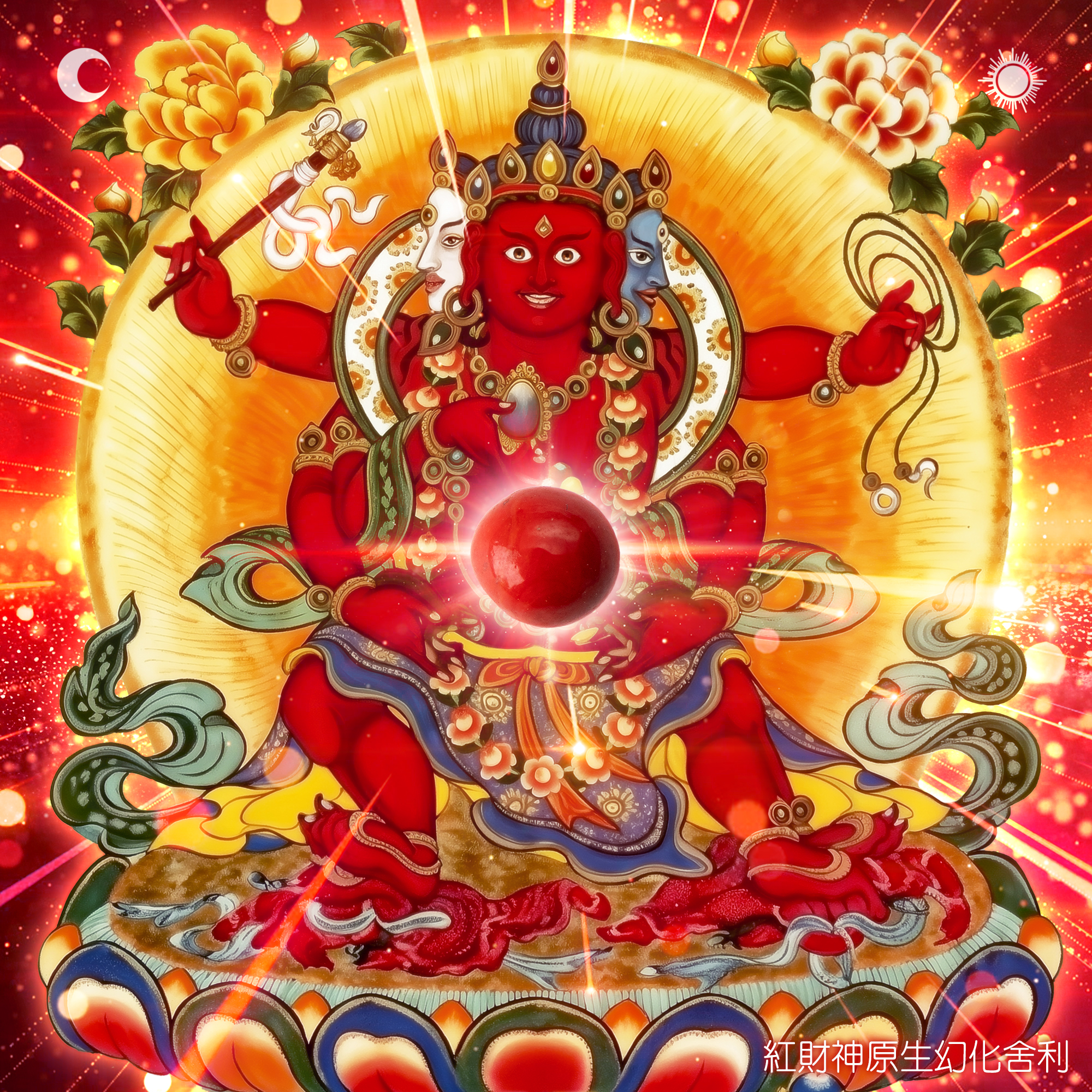 ⭐️聖物【紅財神原生幻化舍利】提供因緣俱足的朋友請供